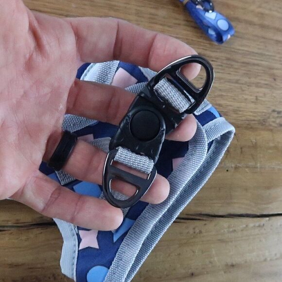 NOCAESON BLUE HARNESS WITH MATCHING 6 FT LEASH SIZE MEDIUM NEW WITH TAGS - Picture 7 of 9